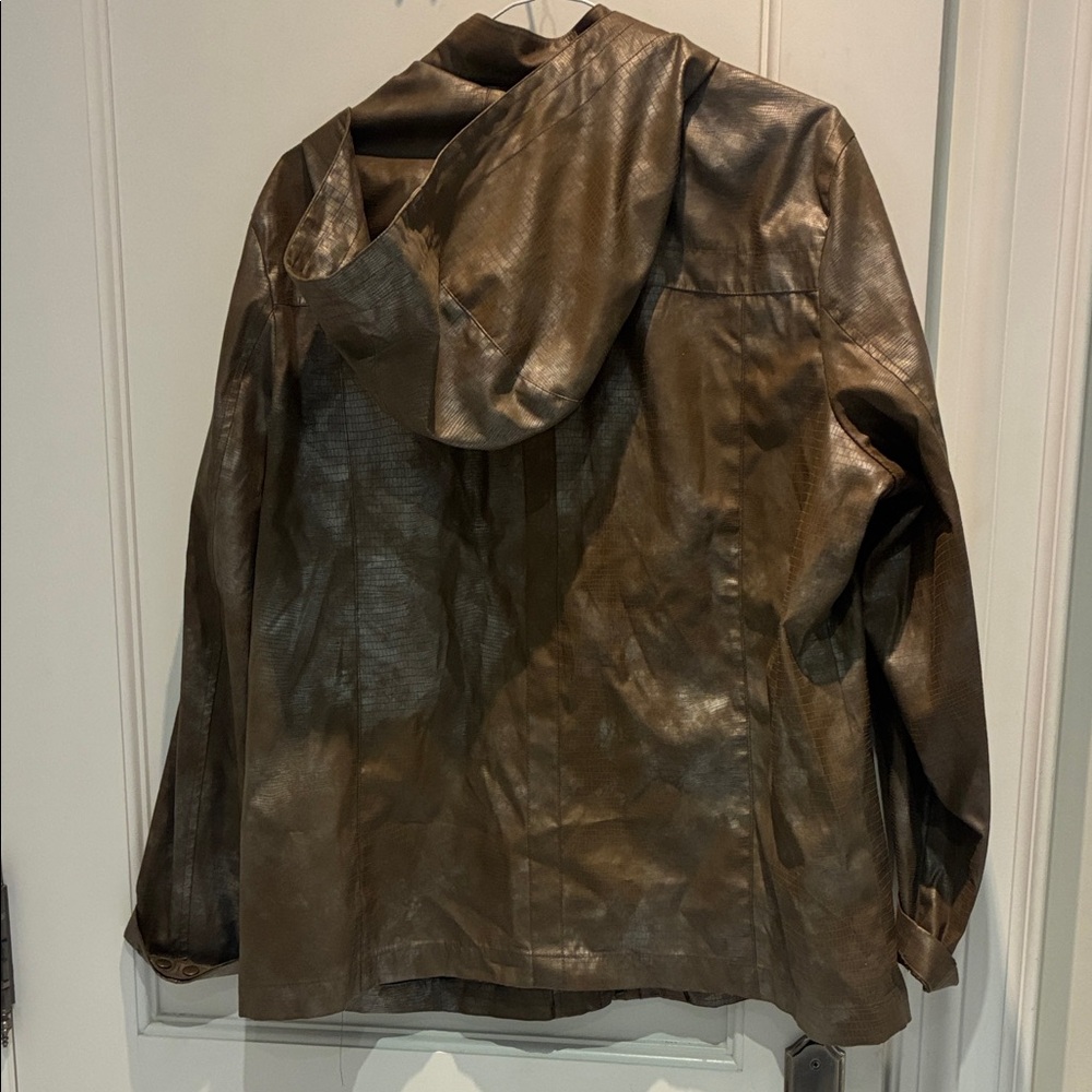 Chico's Zenergy Shimmering Bronze Field Jacket⭐️ - Picture 6 of 7